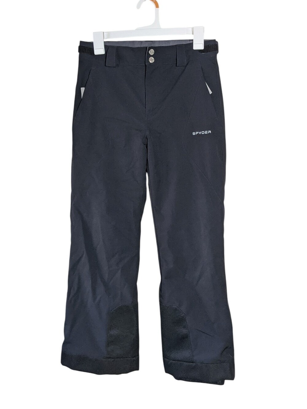 Like New Spyder Girls Black Insulated Ski Pants Size 14